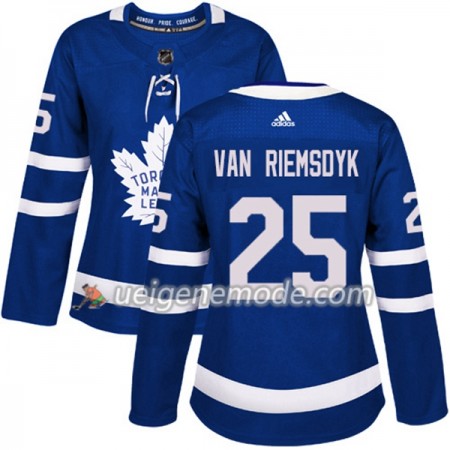 Dame Eishockey Toronto Maple Leafs Trikot James Van Riemsdyk 25 Adidas 2017-2018 Blau Authentic